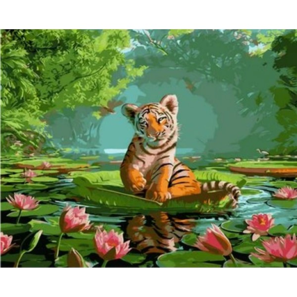 Animal Tiger Diy Paint By Numbers Kits Australia